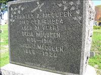 McQueen, Charles A, Delia and Hugh J.